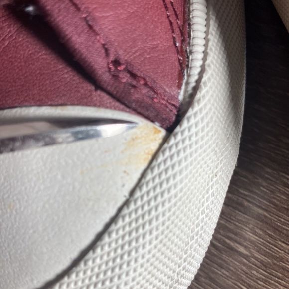 Mens P.F. Flyers (Posturized Foundation)Burgundy low top rigid wedge size 11 - Picture 7 of 16